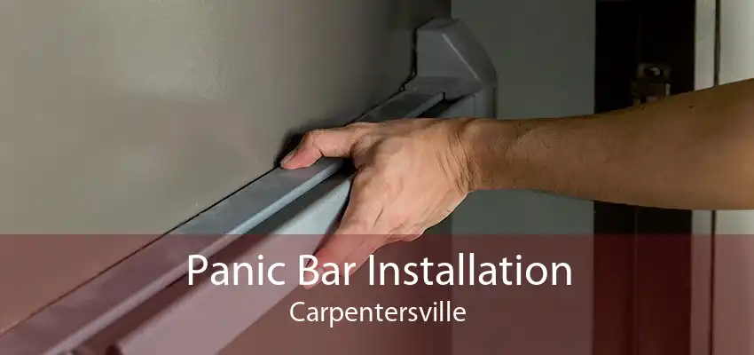 Panic Bar Installation Carpentersville