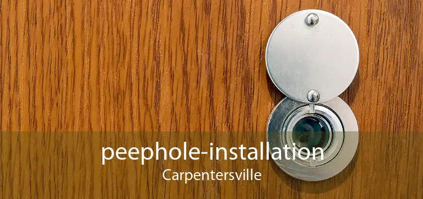 peephole-installation Carpentersville